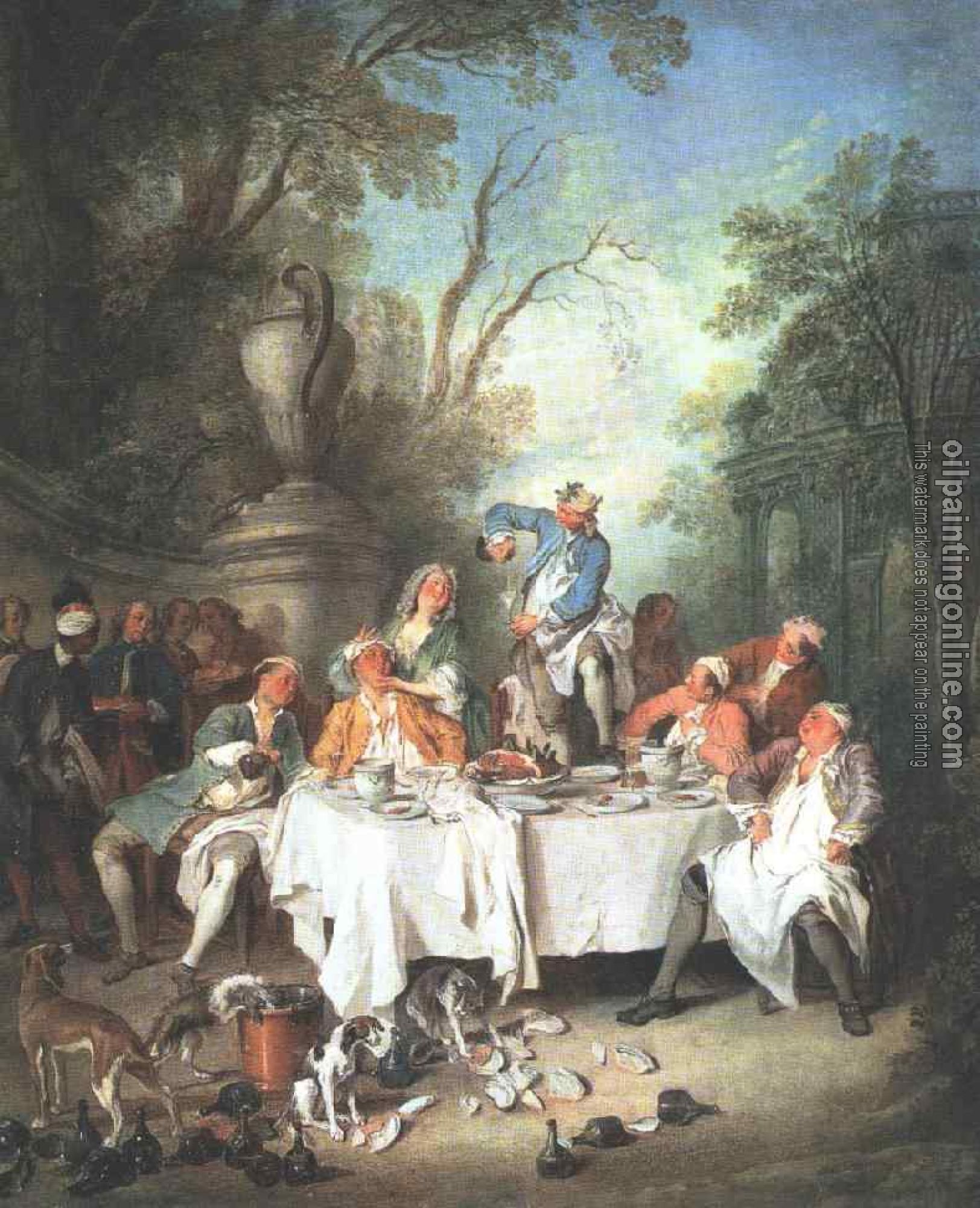 Lancret, Nicolas - Luncheon Party